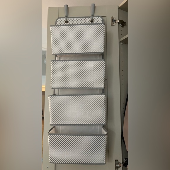 Polka Dot Hanging Organizer - Picture 1 of 2